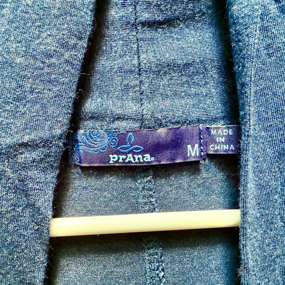 Prana Indigo Knit Cardigan
